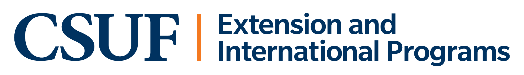 CSUF Extension and International Programs logo